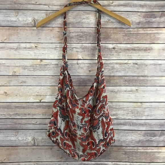 Free People Handbags - Free People Boho Floral Lightweight Tote Bag/Purse